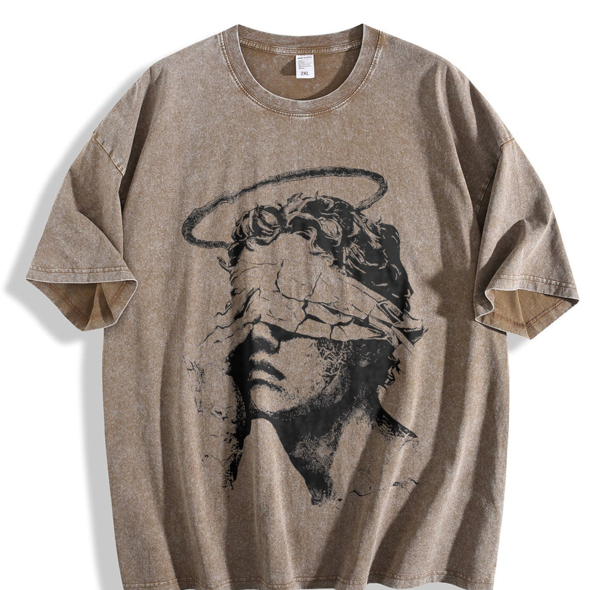 Angel Statue Vintage Washed T-Shirt product image 3