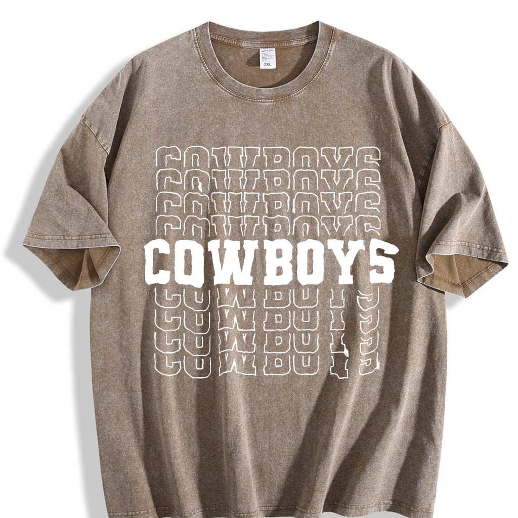 Cowboys Family Team Mascot Vintage Washed T-Shirt product image 3