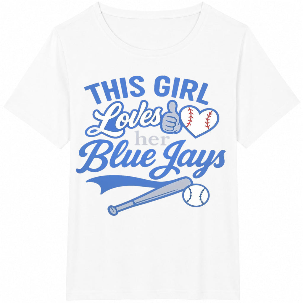 Classic This Girl Loves Blue Patterned Stretch Simple product image 2