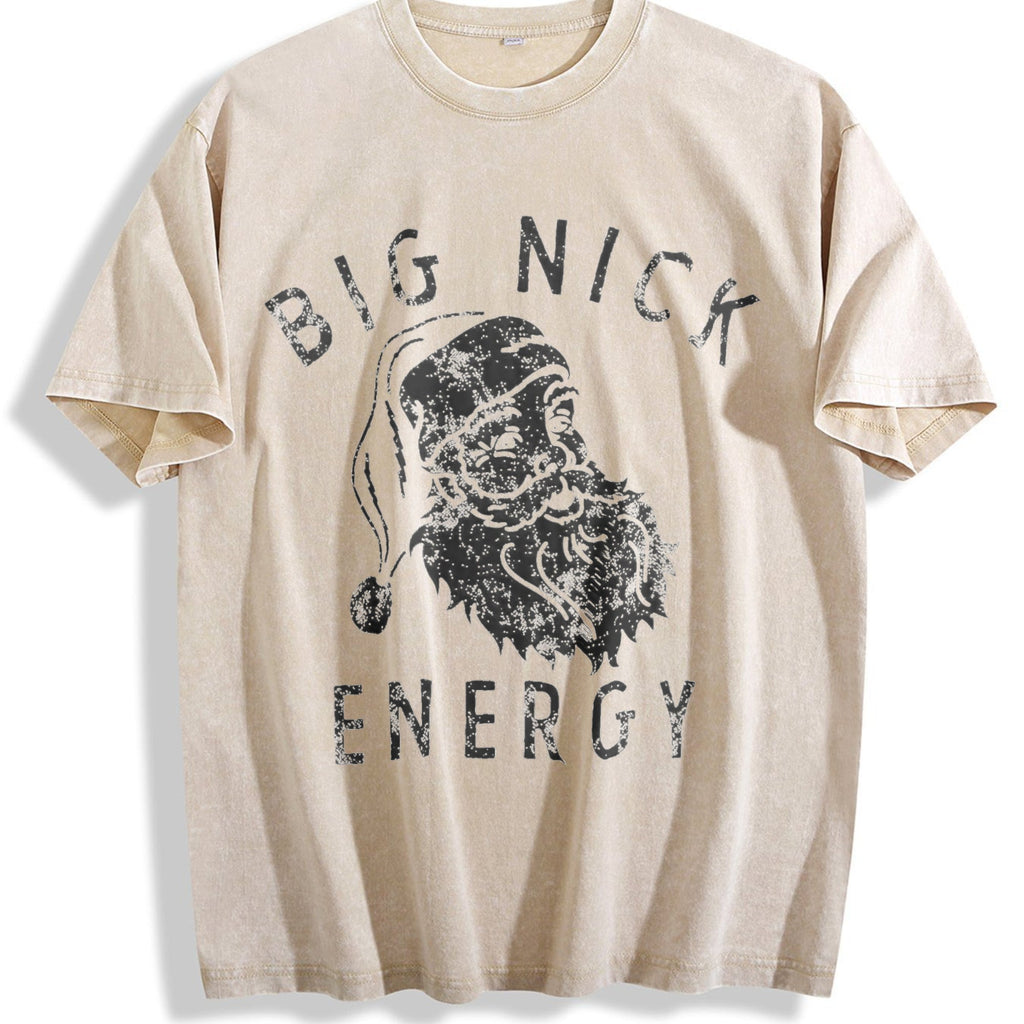 Big Nick Energy Funny Xmas Fat Santa Claus Saint Vintage product image 1