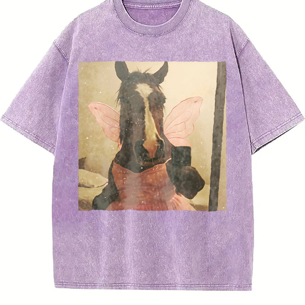 Patterned Vintage Washed T-Shirt product image 6