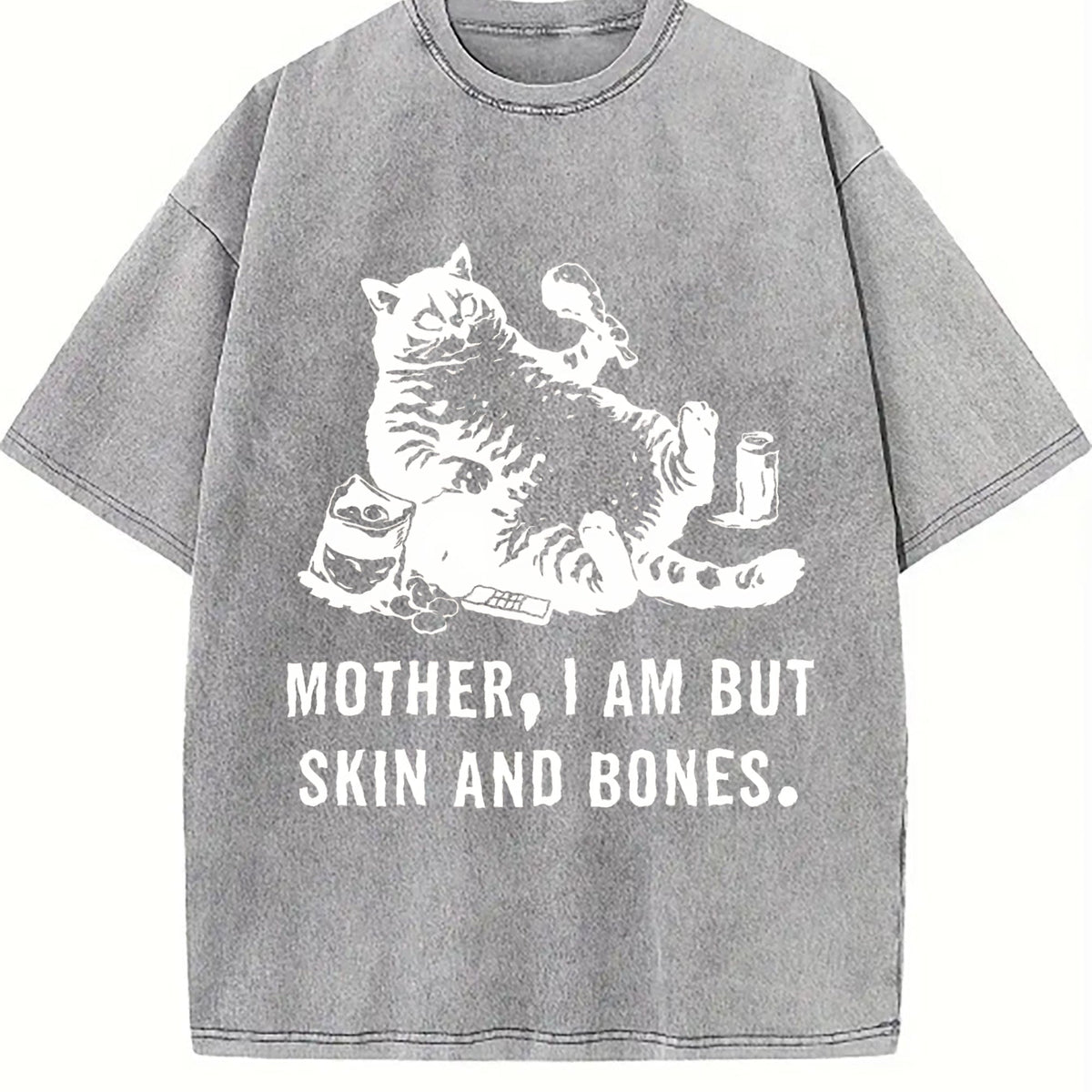 Funny Cat Mom Vintage Washed T-Shirt product image 5