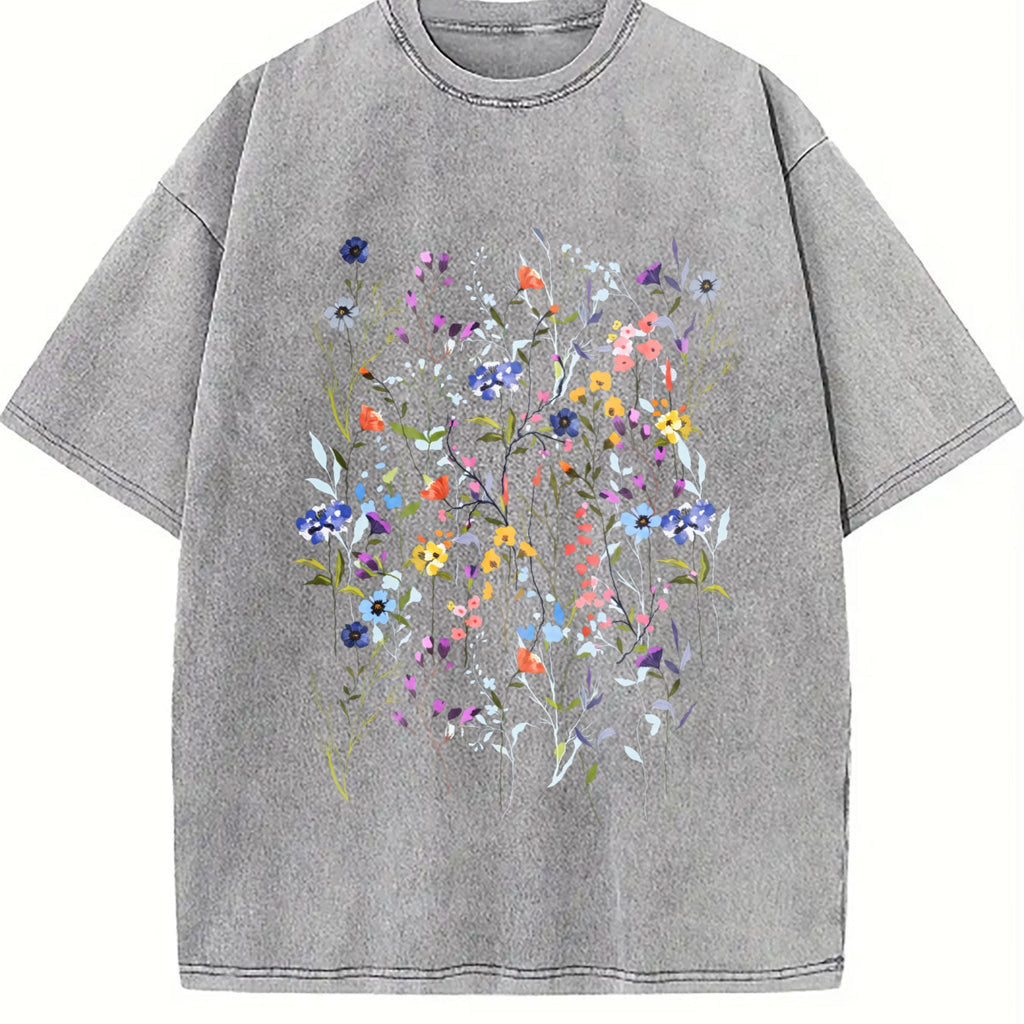 Pressed Flowers Vintage Washed T-Shirt product image 5
