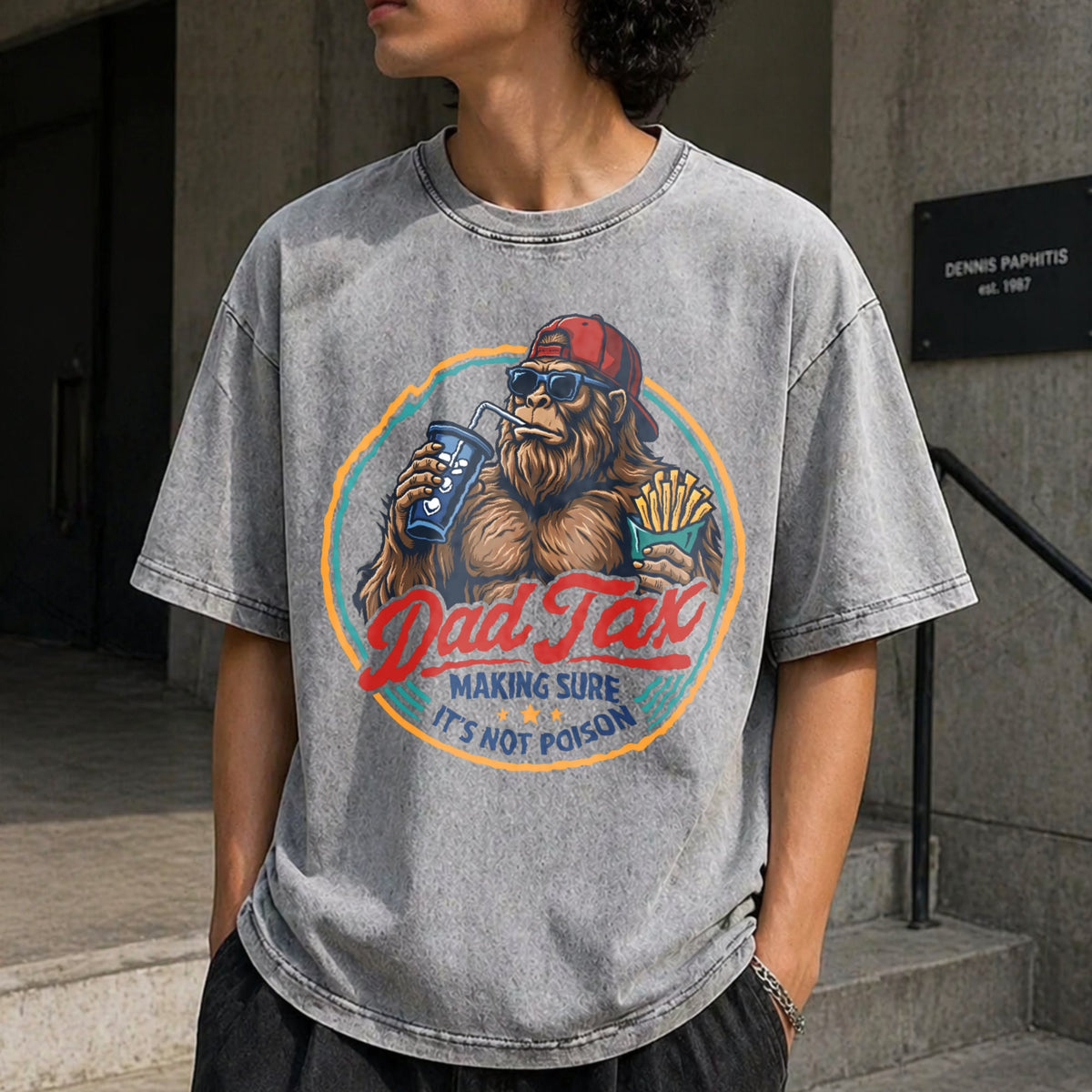 Dad Tax Vintage Washed T-Shirt product image 5