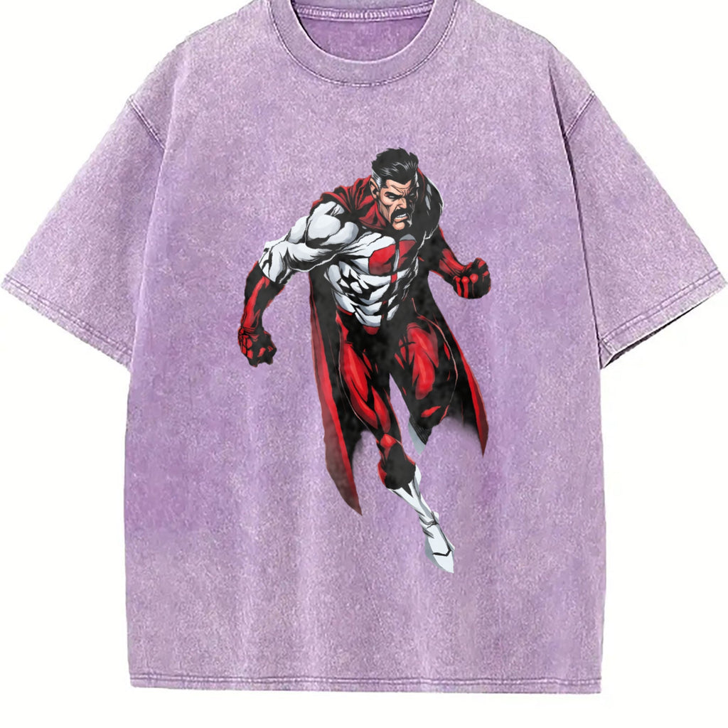 Black Invincible Vintage Washed T-Shirt product image 6