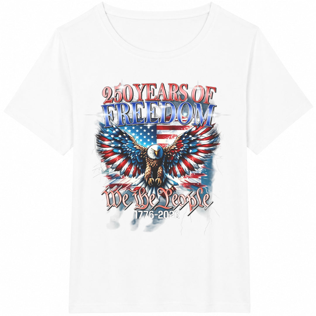 Happy 250th Birthday USA Cotton T-Shirt product image 2