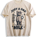 Funny Just A Dad Who Always Come Back With The Milk Vintage product image 1