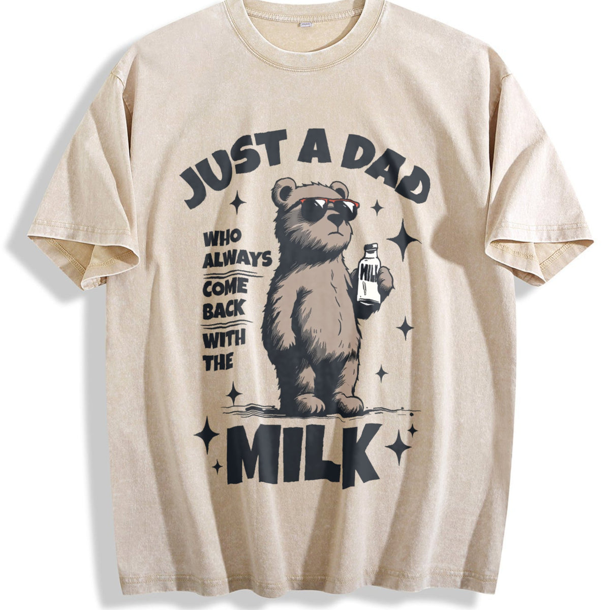Funny Just A Dad Who Always Come Back With The Milk Vintage product image 1