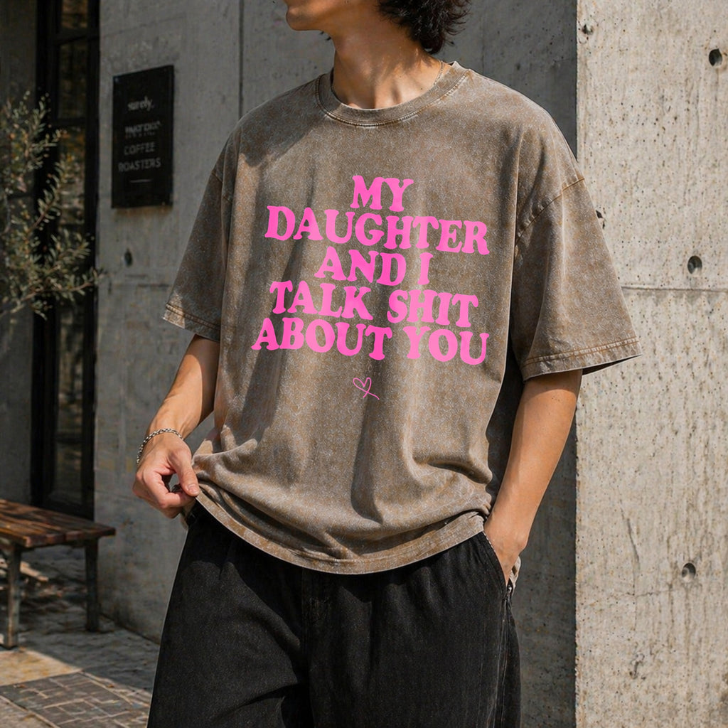 My Daughter And I Talk Shit About You - Funny Vintage product image 3