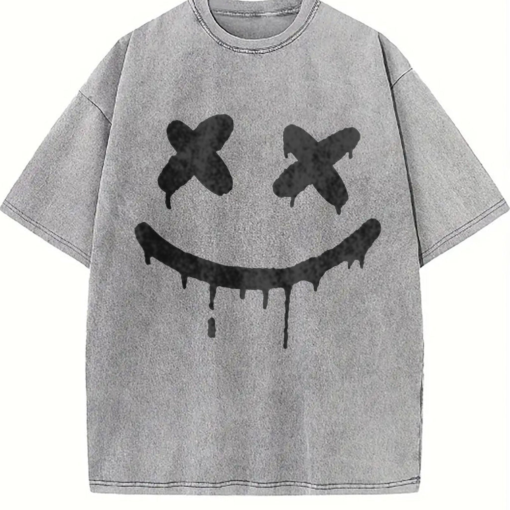Minimal Drip Face X Eyes Muscle Tank Vintage Washed T-Shirt product image 5