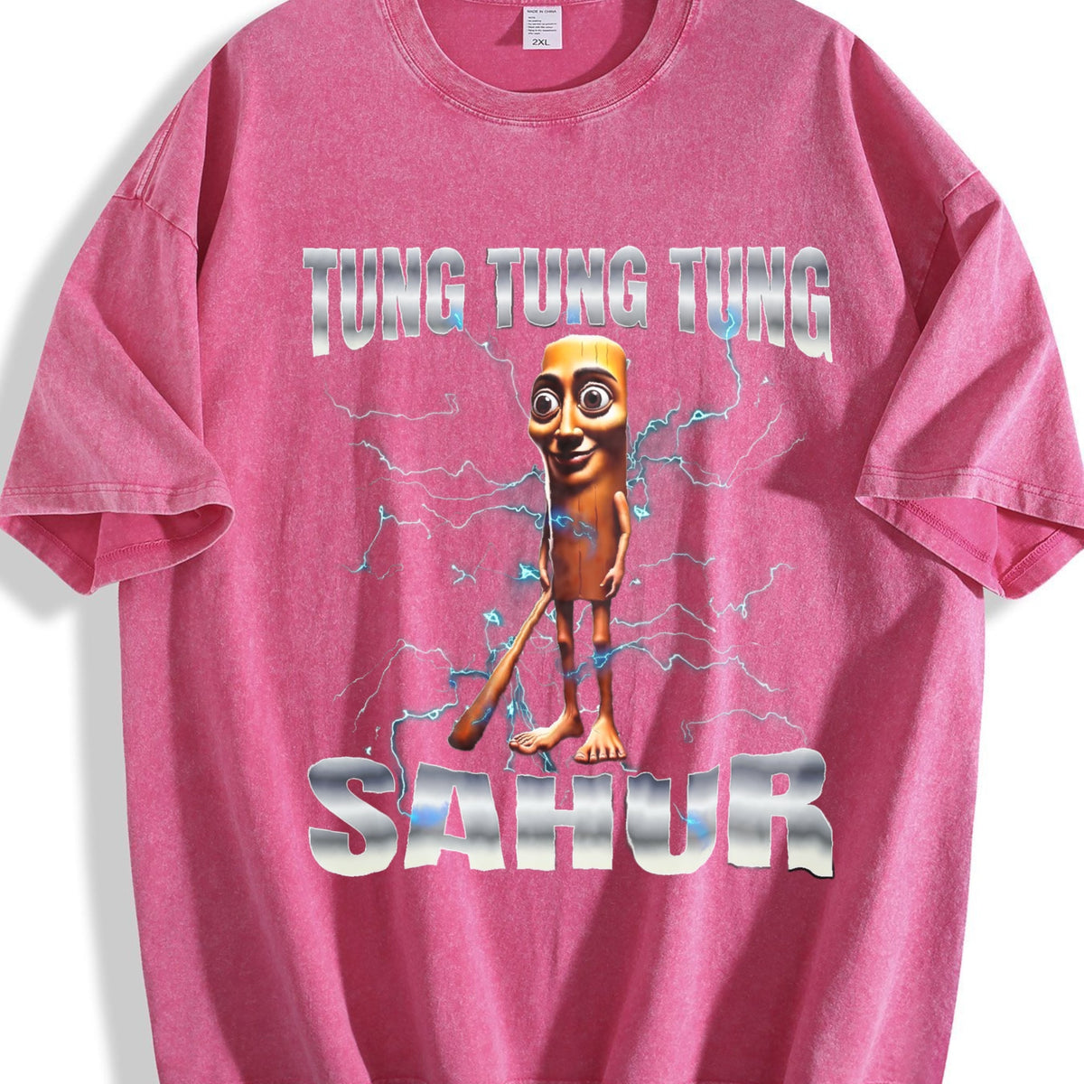 100 Tung Sahur Vintage Washed T-Shirt product image 7