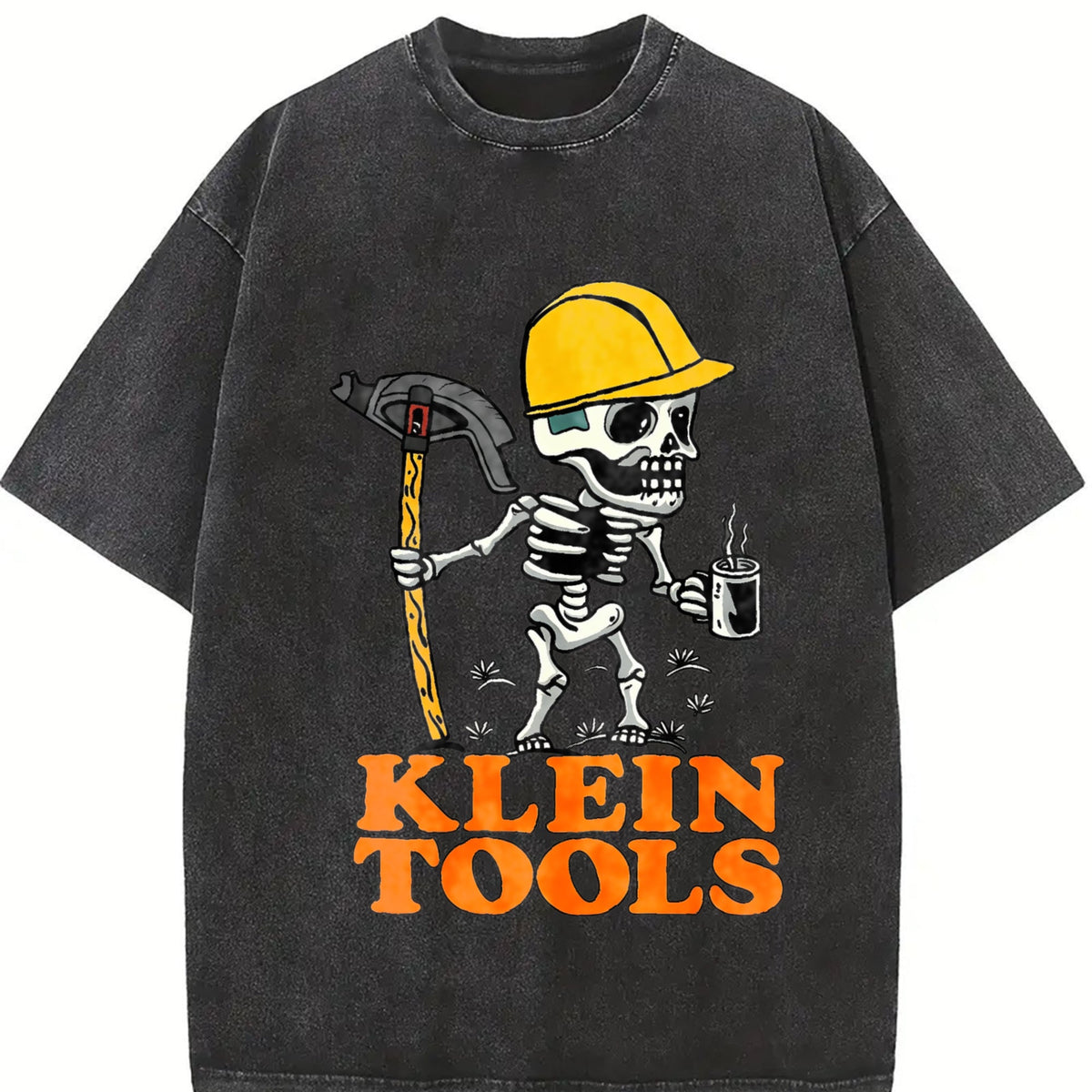 Klein Tools Skeleton Worker Vintage Washed T-Shirt product image 2