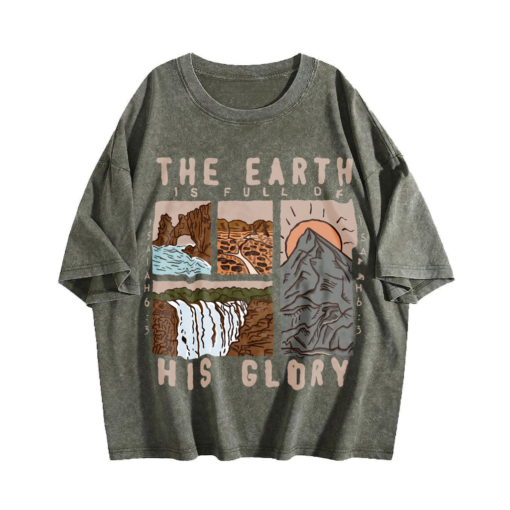 Earth His Glory Vintage Washed T-Shirt product image 4
