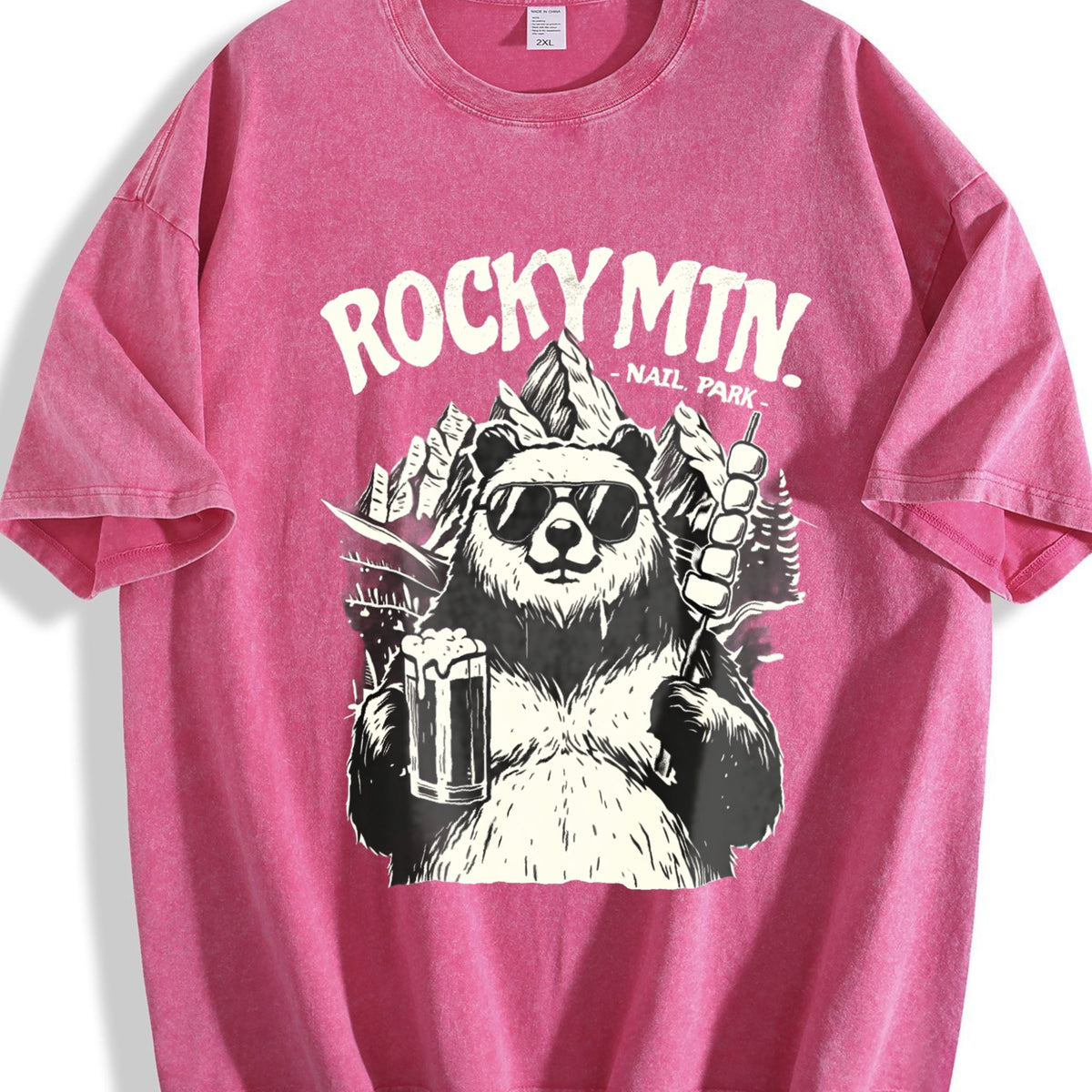 Rocky Mountains National Park Bear Beer Vintage Washed product image 7