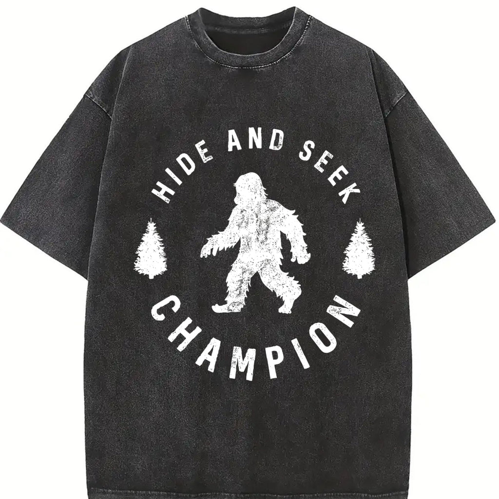 Hide And Seek Champion Funny Bigfoot Humor Cool Vintage product image 2