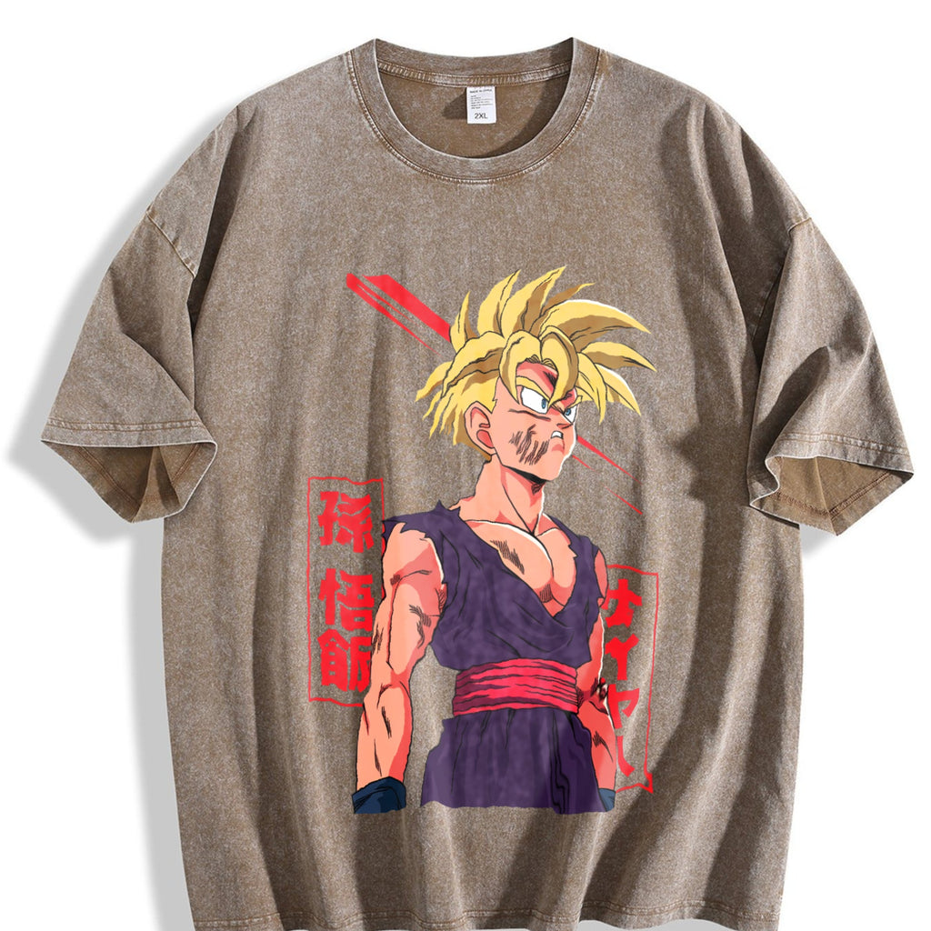 Super Saiyan Warrior Gohan Vintage Washed T-Shirt product image 3