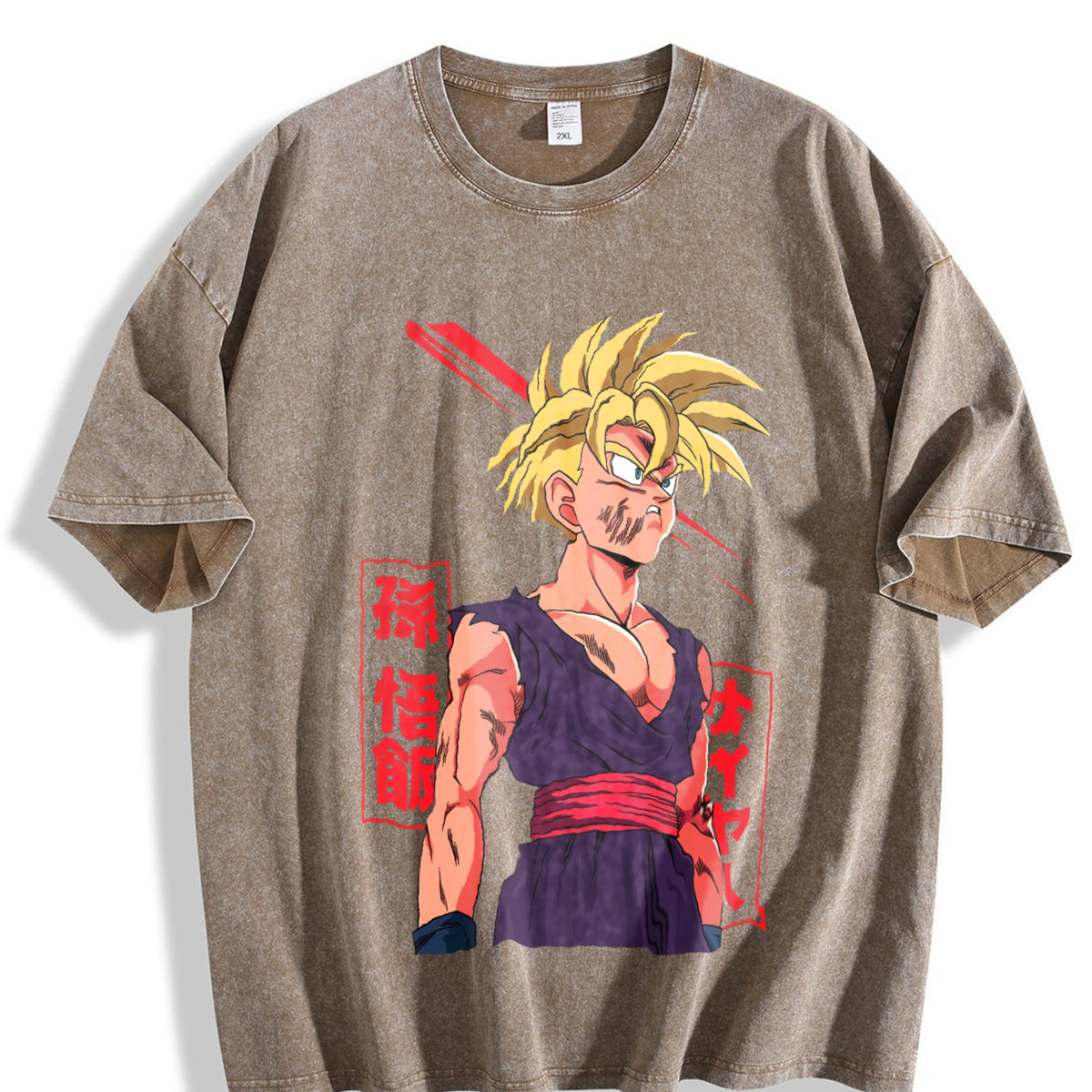 Super Saiyan Warrior Gohan Vintage Washed T-Shirt product image 3