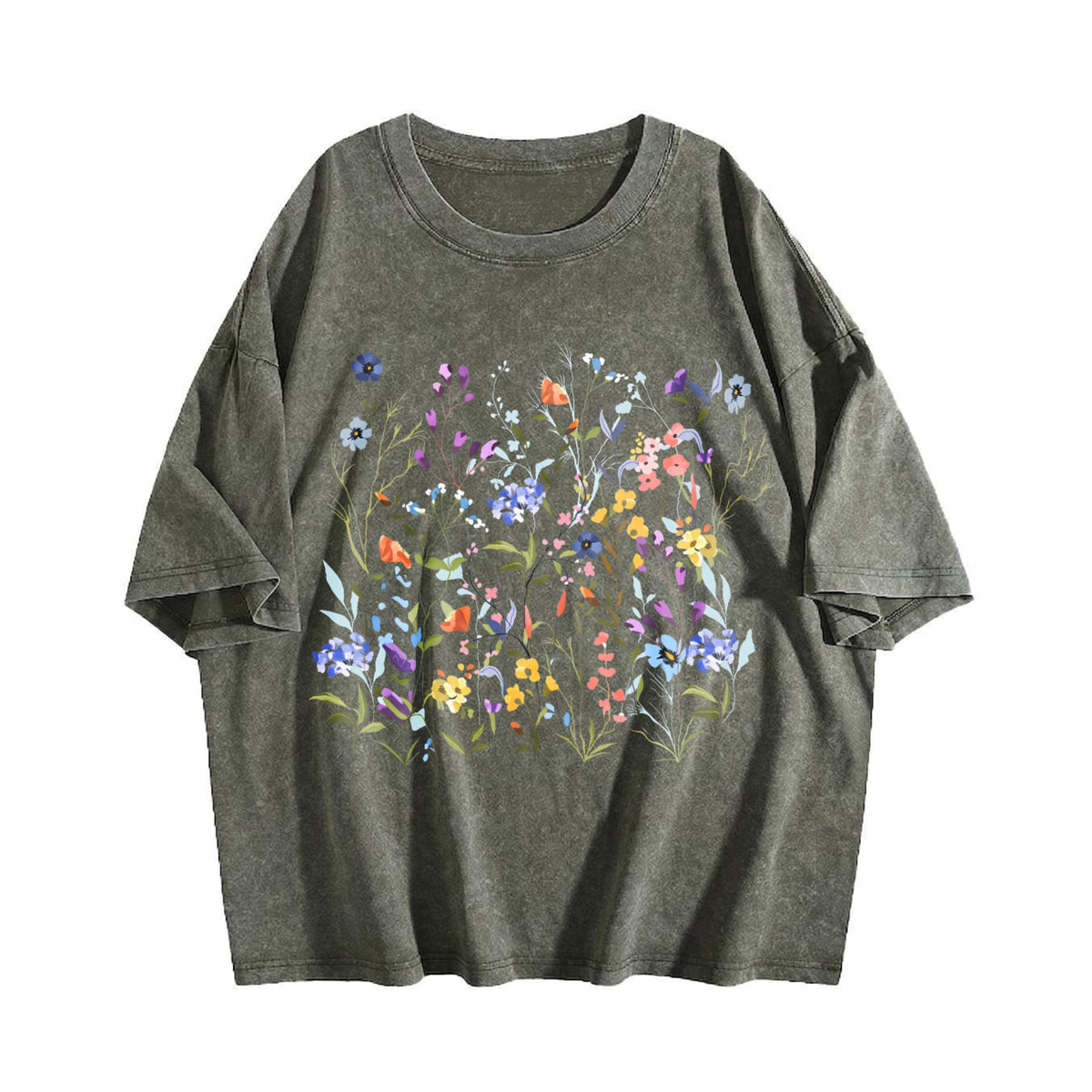Pressed Flowers Vintage Washed T-Shirt product image 4