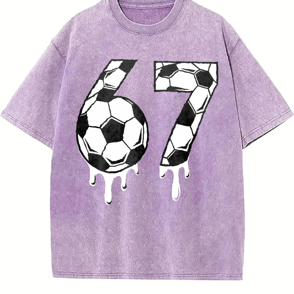 Global Soccer Fan Vintage Washed T-Shirt product image 6