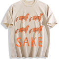 Four Fox Sake Funny Sarcastic Play On Words Text Vintage product image 1