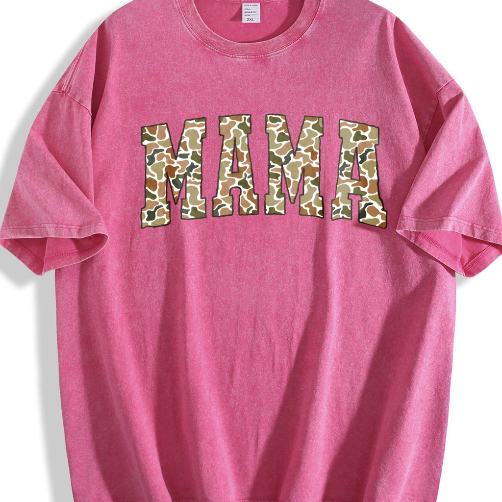 Camouflage Mama Vintage Washed T-Shirt product image 7