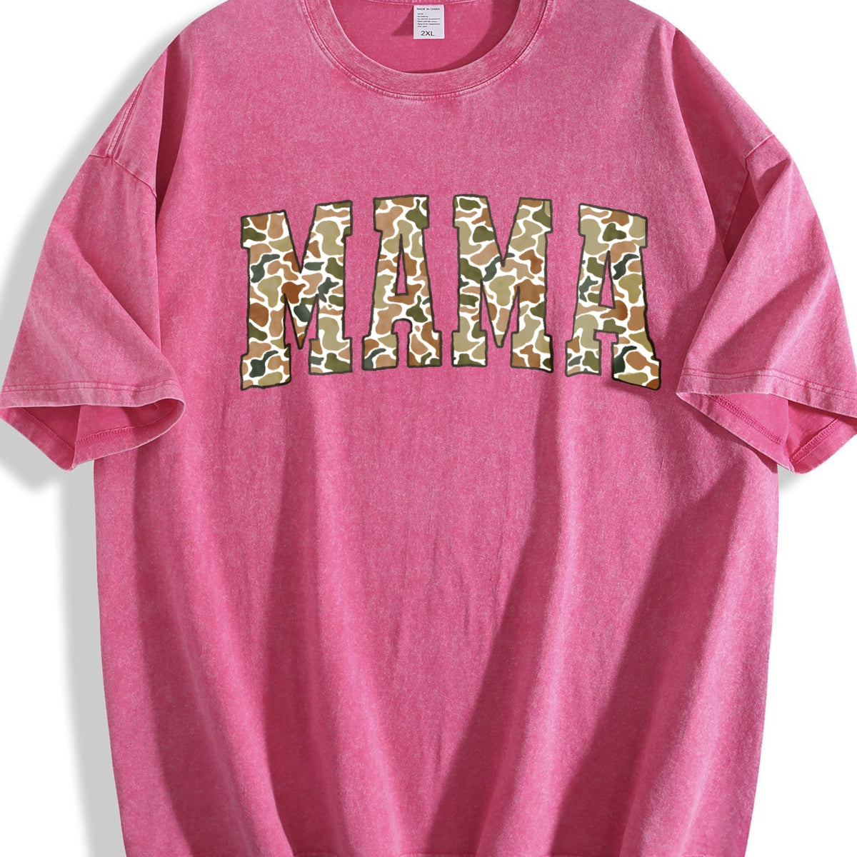Camouflage Mama Vintage Washed T-Shirt product image 7