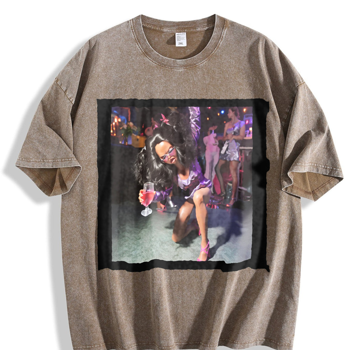 Doll Party Aftermath Vintage Washed T-Shirt product image 3