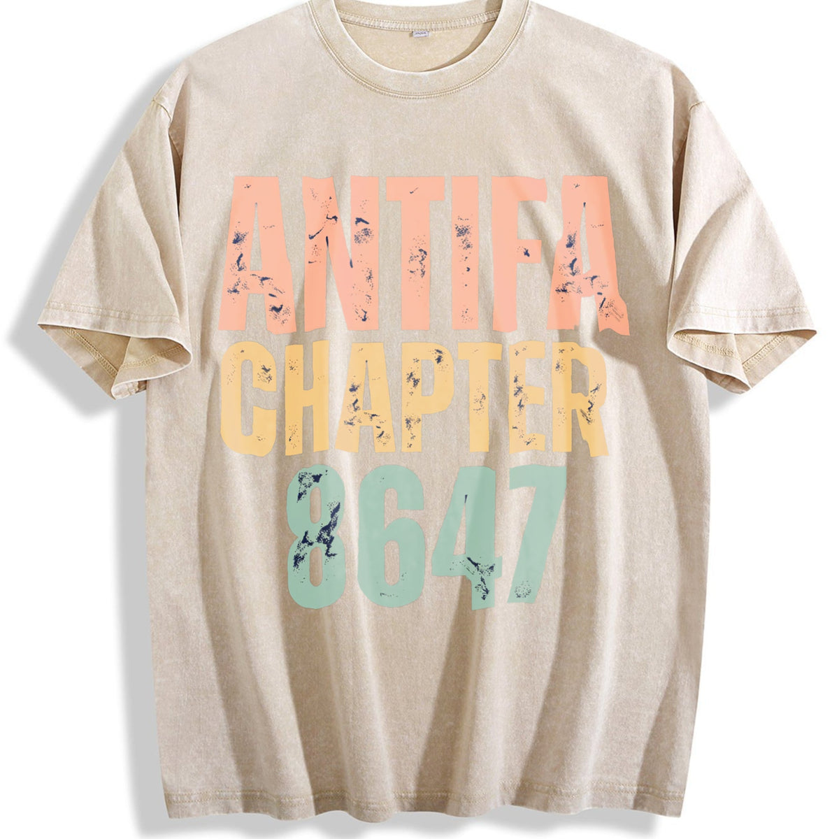 Antifa Chapter 8647 Bella Canvas Vintage Washed T-Shirt product image 1