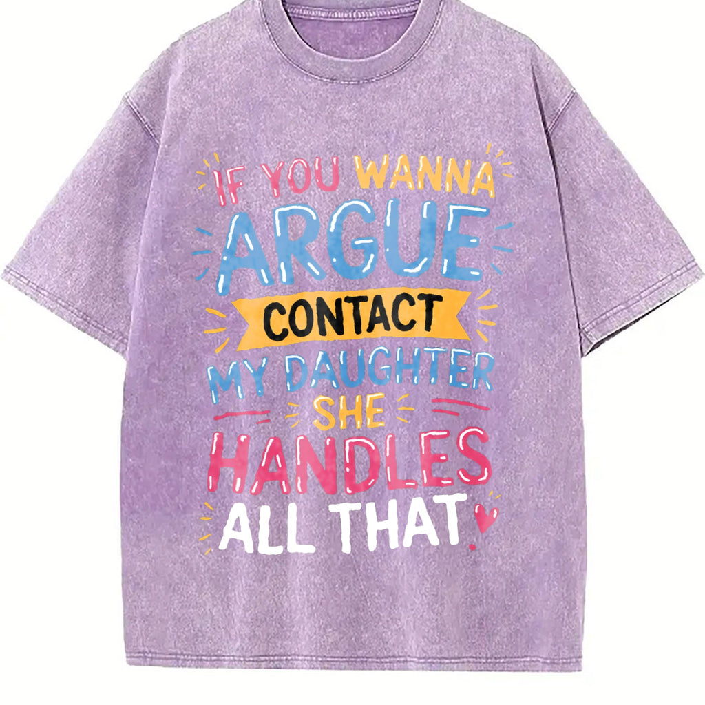 Any Disputes Vintage Washed T-Shirt product image 6