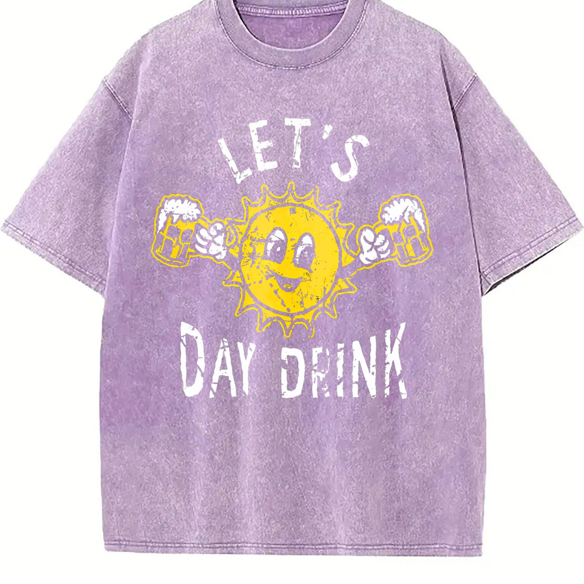Lets Day Drink Funny Drunken Sunny Booze Drinking Vintage product image 6