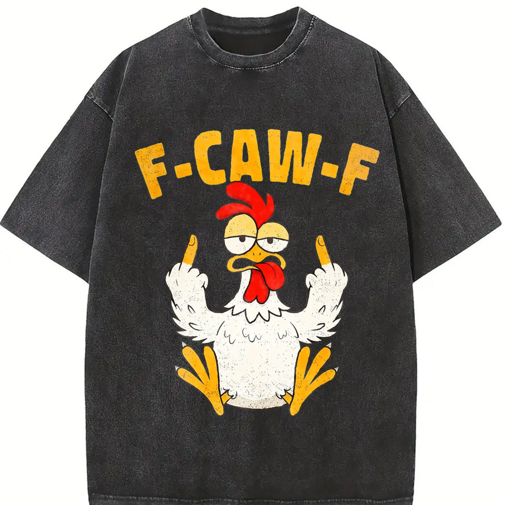 Garment F Caw F Rooster Funny Bird Fcawf Chicken Vintage product image 2