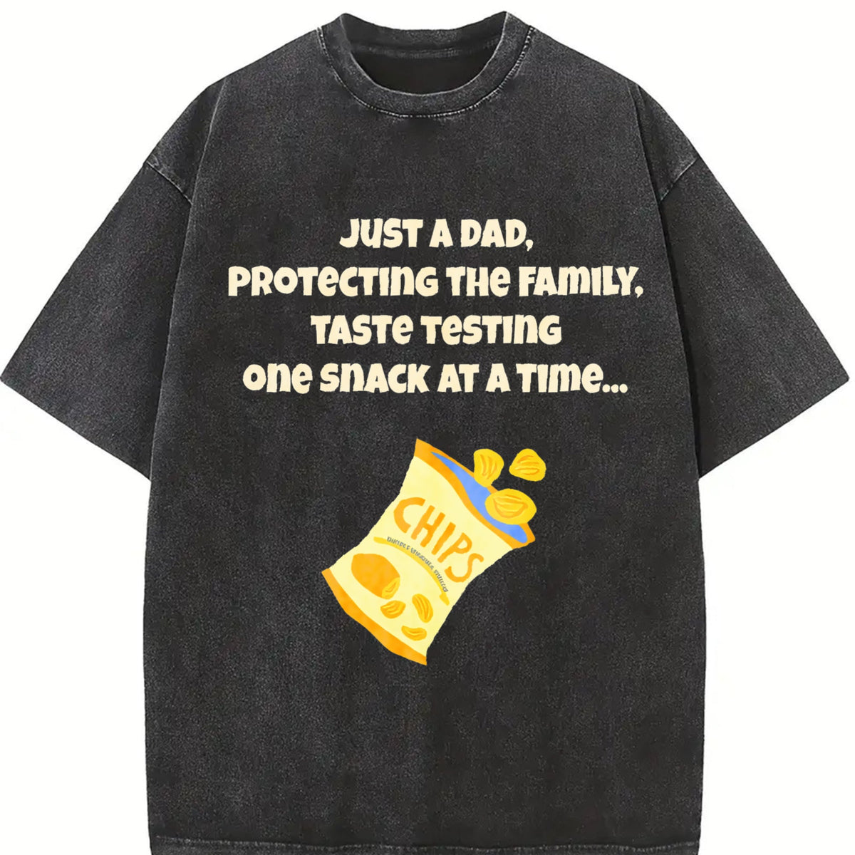 Funny Dad Vintage Washed T-Shirt product image 2