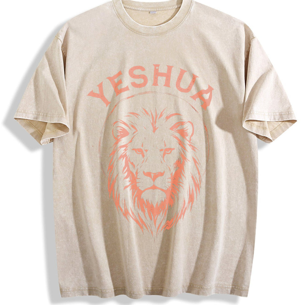 Yeshua Lion Vintage Washed T-Shirt product image 1