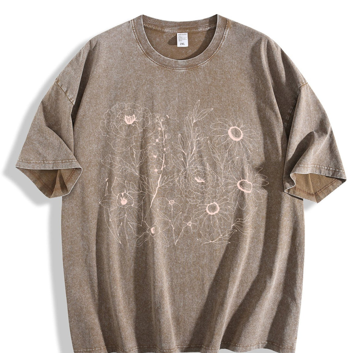 Pressed Flowers Vintage Washed T-Shirt product image 3