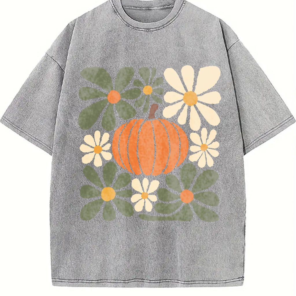 Pumpkin Vintage Washed T-Shirt product image 5