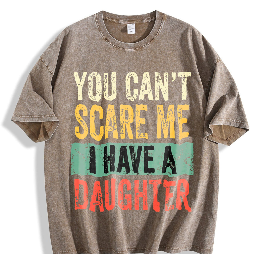 You Can't Scare Me Vintage Washed T-Shirt product image 3