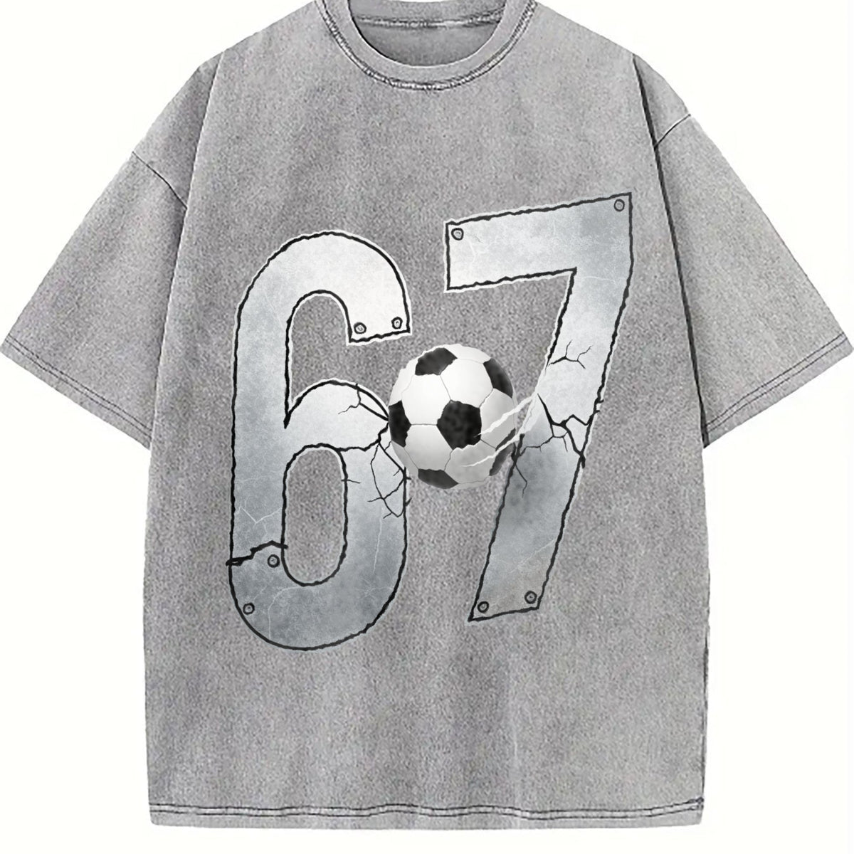 Global Soccer Fan Vintage Washed T-Shirt product image 5