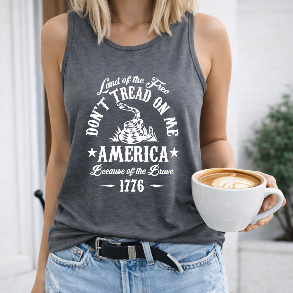 America Land Of Free Women's Tank Top