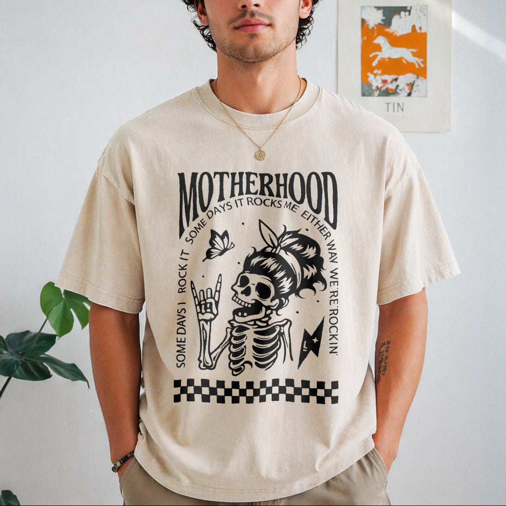 Motherhood: Sometimes I Rock It Vintage Washed T-Shirt product image 8