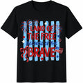 Land Of The Free Because Of Brave - Patriotic USA Cotton product image 1