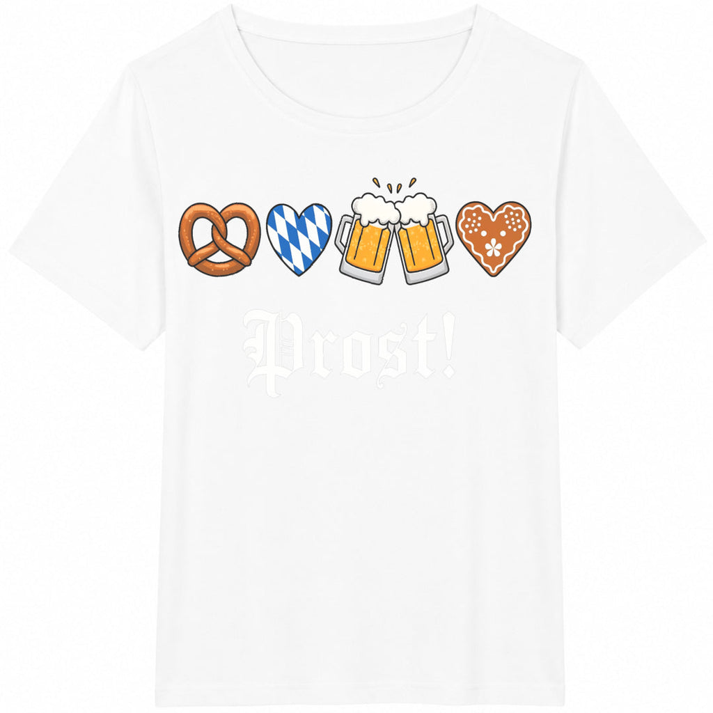 Oktoberfest Cute Beer Drinking Prost German Cotton T-Shirt product image 2
