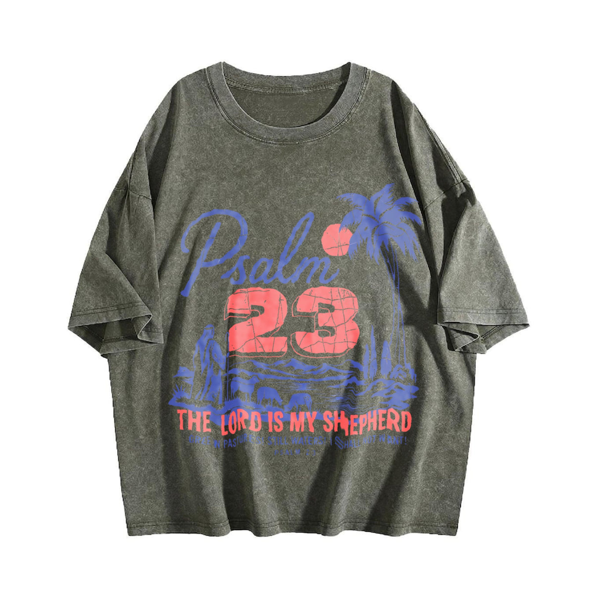 Psalm 23 The Lord Is My Shepherd Christian Faith Vintage product image 4