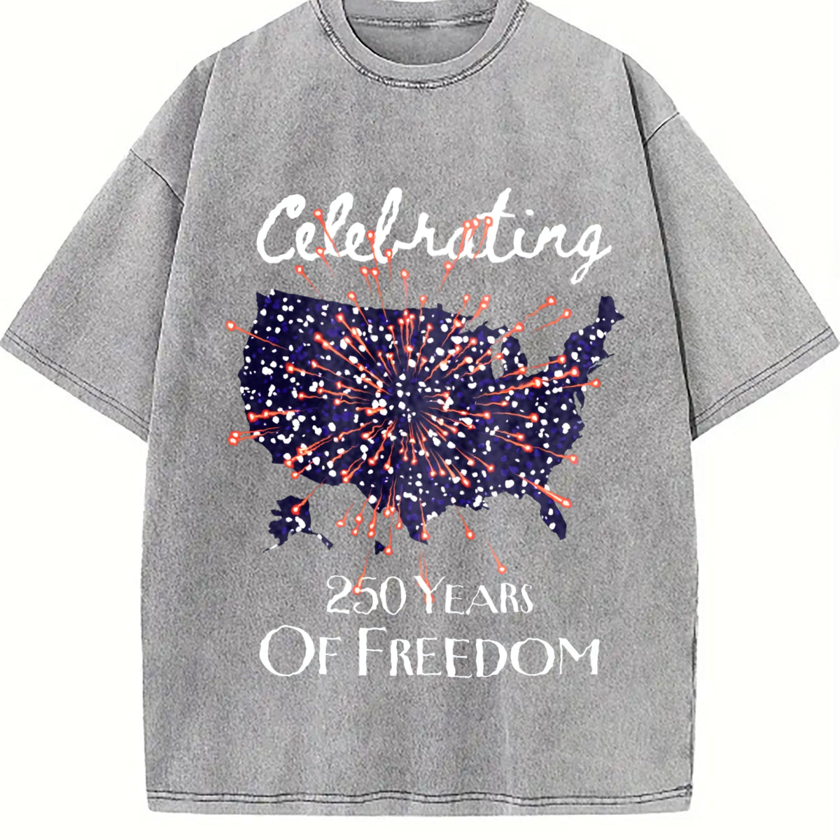 Celebrating 250 Years Of Freedom Vintage Washed T-Shirt product image 5