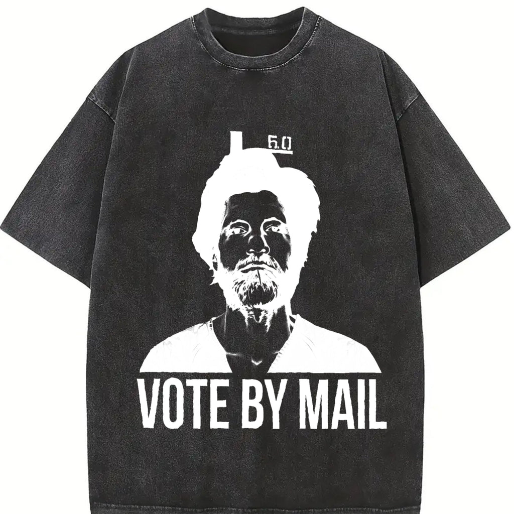 Vote By Mail Ted Kaczynski : Political Meme Vintage Washed product image 2