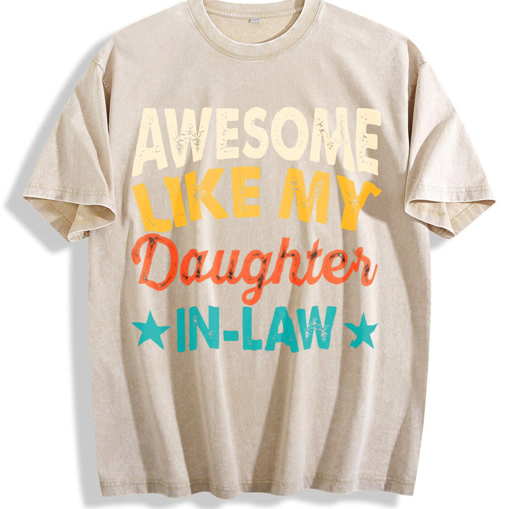 Awesome Like My Daughter In Law Vintage Washed T-Shirt product image 1