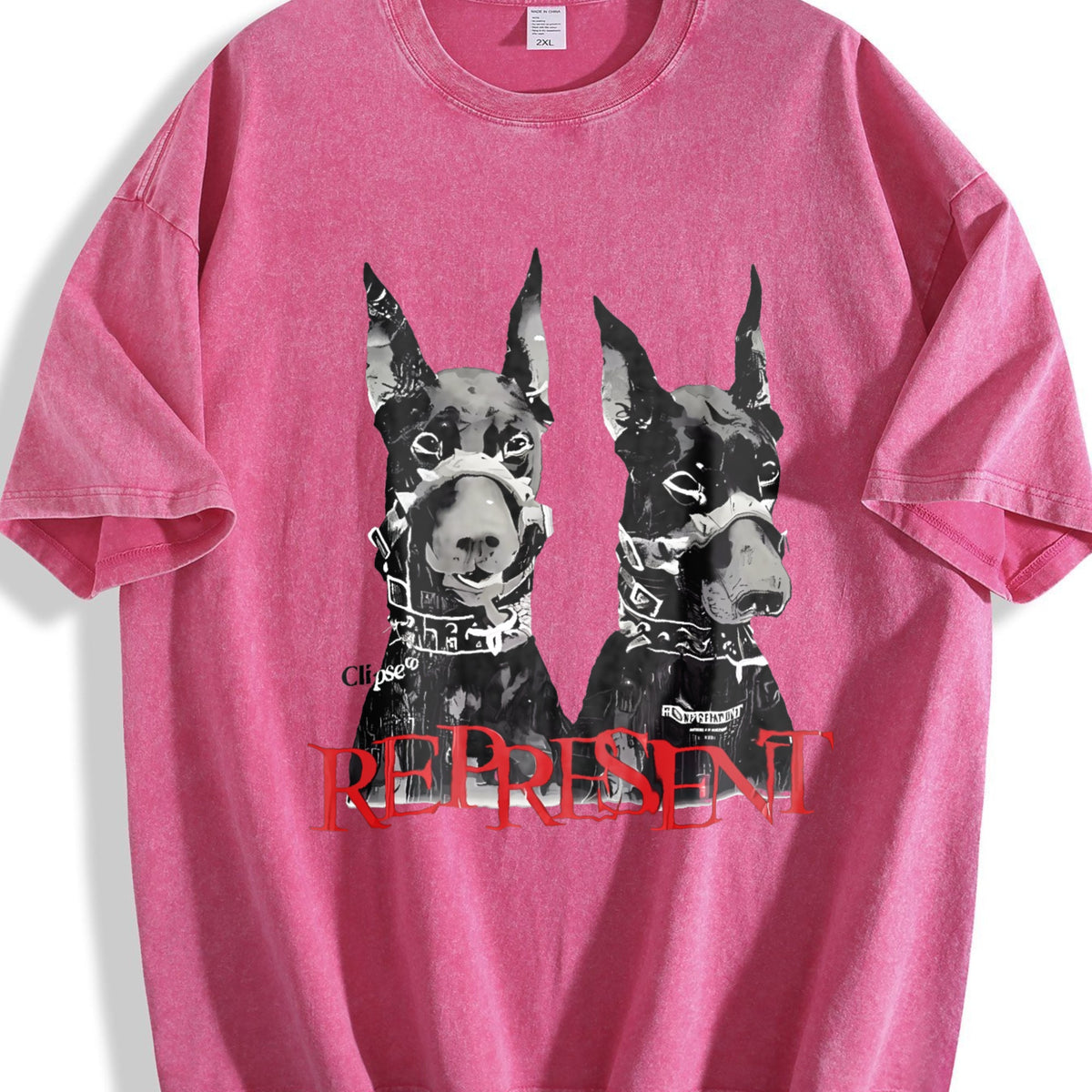 Doberman Represent Vintage Washed T-Shirt product image 7