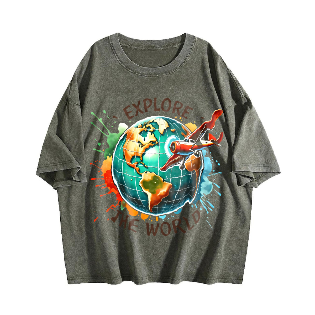 Global Soccer Fan Vintage Washed T-Shirt product image 4