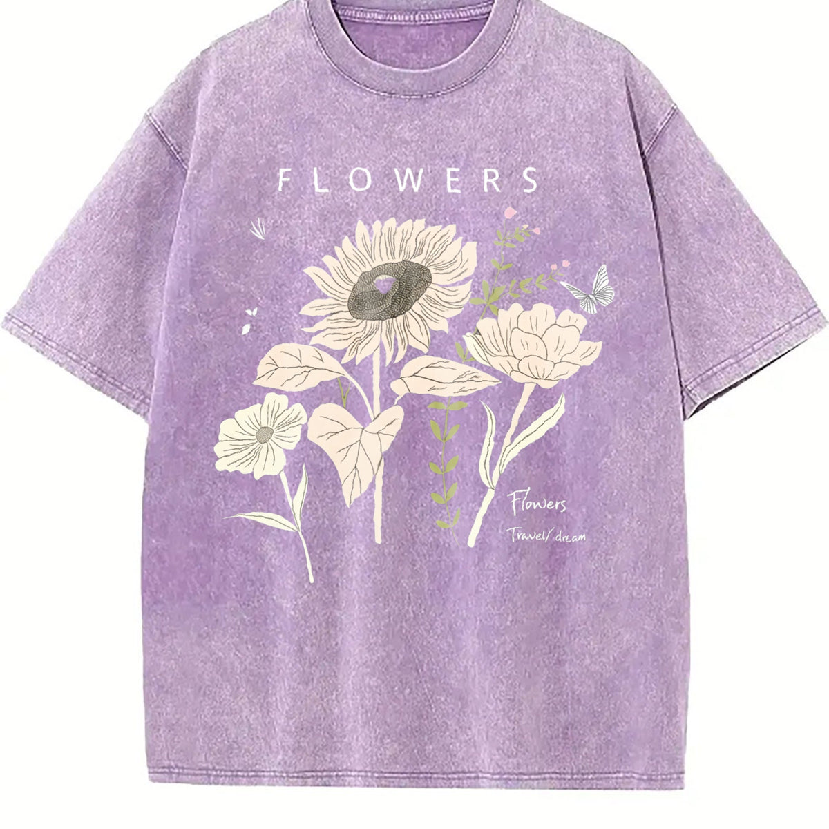 Old Short-sleeved Vintage Washed T-Shirt product image 6