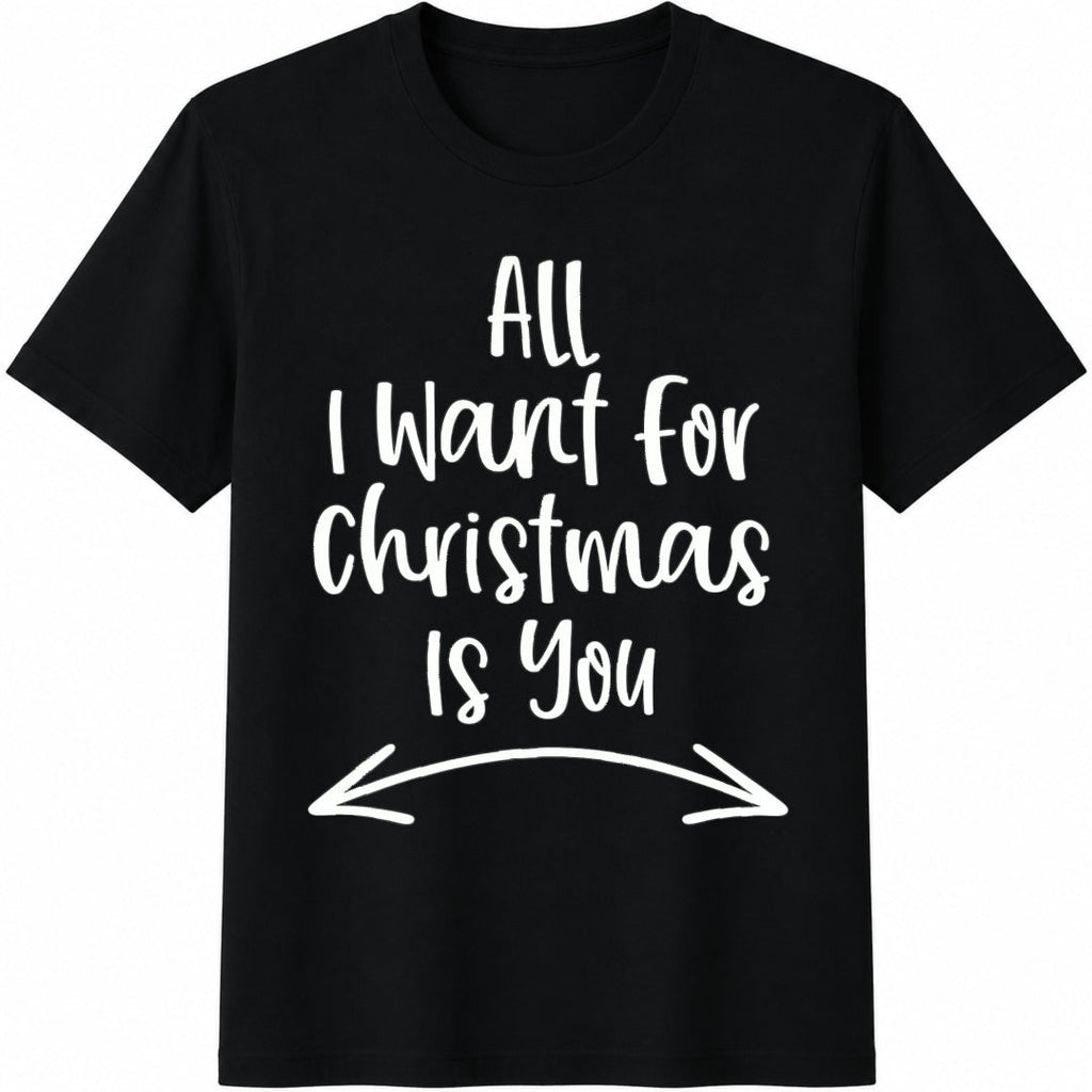 All I Want For Christmas Is You Matching Couple Cotton product image 1