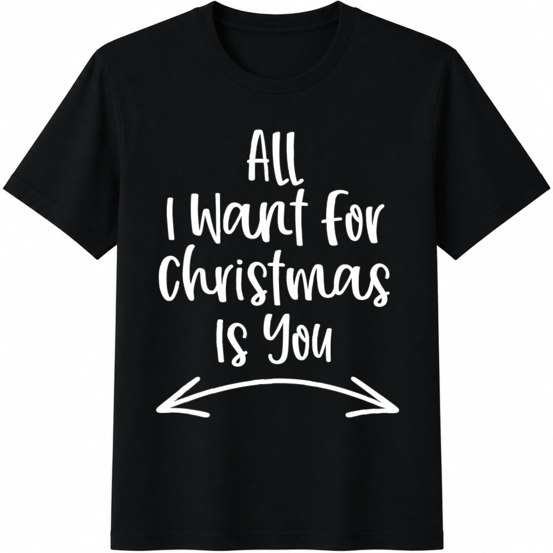 All I Want For Christmas Is You Matching Couple Cotton product image 1